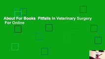 About For Books  Pitfalls in Veterinary Surgery  For Online