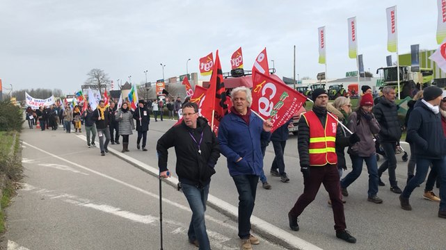 Près d’un millier de manifestants contre le projet de réforme des retraites