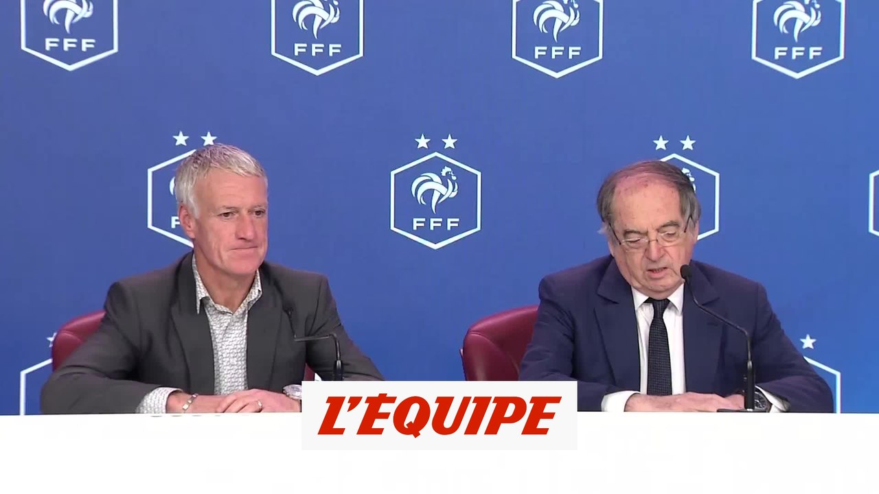 Le Graët officialise la prolongation de Deschamps - Foot - Bleus