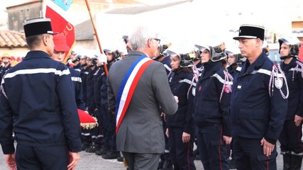 Cérémonie de la Sainte Barbe à la caserne des pompiers de Mèze