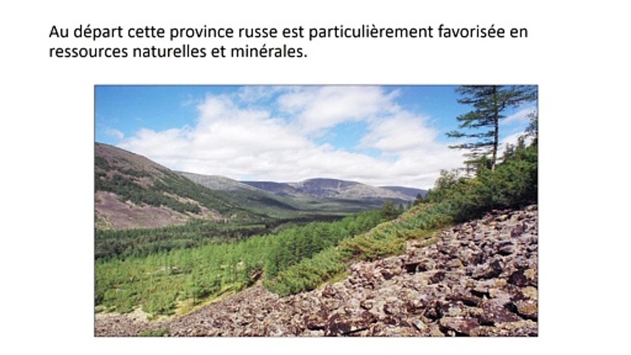 L'économie de la province russe du Transbaïkalie