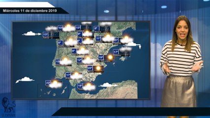 El tiempo: pronóstico para el miércoles 11 de diciembre