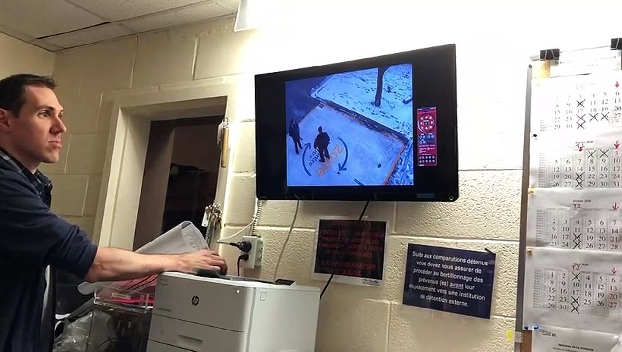 Démonstration de la caméra de surveillance de la zone neutre de Châteauguay