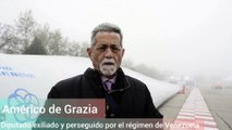 Américo de Grazia, recientemente exiliado en Italia tras permanecer más de 6 meses en la residencia del embajador de Italia en Caracas