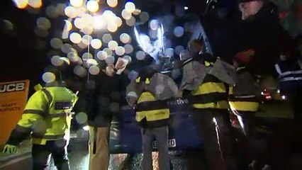 Extinction Rebellion target Conservative election bus