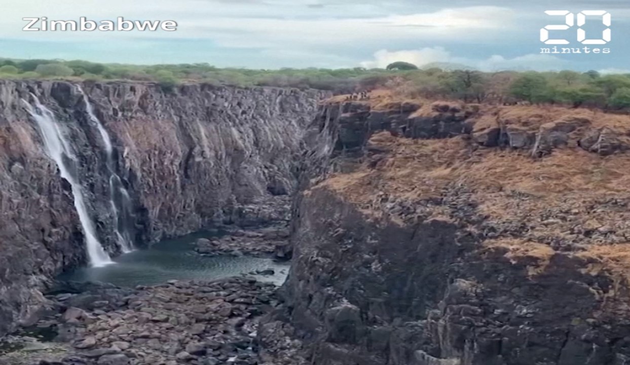 Zimbabwe: Les chutes Victoria réduites à un courant d'eau à cause de la sécheresse