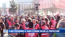 A la Une : 4 000 personnes dans les rues / Label Saint-Etienne ? / De l'eau pour Loire Forez / Tensions au consulat