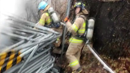 구청 제설 장비 창고서 화재...원인 조사 중 / YTN