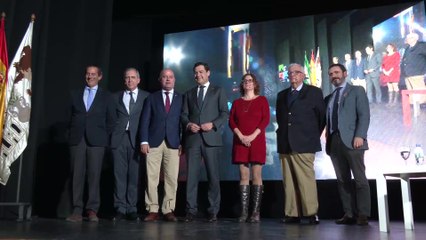 Moreno en el acto de presentación del proyecto Puerto Seco en Antequera