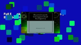 Full E-book  Ruminant Urogenital Surgery  Best Sellers Rank : #3