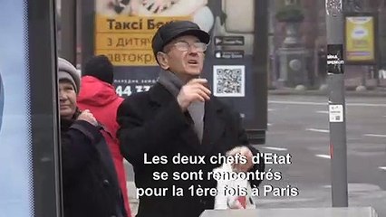 Les Ukrainiens dubitatifs au lendemain de la rencontre Poutine-Zelensky