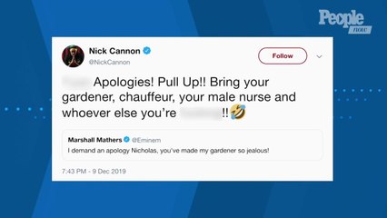 Nick Cannon Slams Eminem in New Diss Track: 'My Baby Mama Killed You Off a Decade Ago'