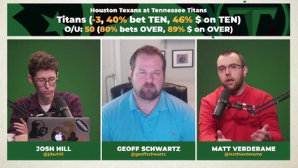 Place Your Bets: Texans v Titans