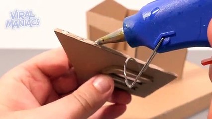 DIY - How To Make A Spectacular Church From Cardboard With Coloured LED Lights