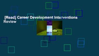 [Read] Career Development Interventions  Review