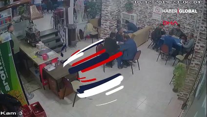 Peprem anında yaşanan panik kamerada