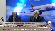 Emirates Airlines, dispuesta a operar en Santa Lucía