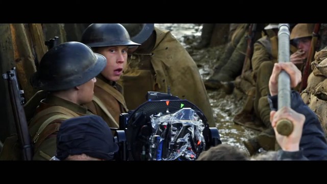 1917 Movie - In Select Theaters Christmas - George MacKay, Dean-Charles Chapman, Mark Strong, Andrew Scott, Richard Madden, Claire Duburcq, with Colin Firth and Benedict Cumberbatch