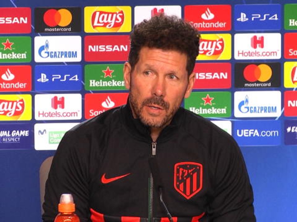 Groupe D - Simeone : "Les bons résultats vont finir par arriver"