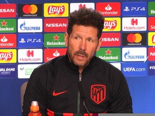 Groupe D - Simeone : "Les bons résultats vont finir par arriver"