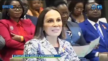 RTG - Présence du Premier ministre Julien Bekale à la cérémonie de clôture de la sensibilisation contre les violences à l’égard des femmes