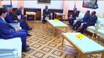 RTG - Audience du Président Ali Bongo avec le Président de la Fédération Internationale de Football (FIFA)