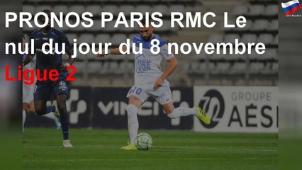 PRONOS PARIS RMC Le nul du jour du 8 novembre Ligue 2