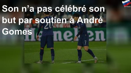 Son n’a pas célébré son but par soutien à André Gomes