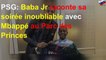 PSG: Baba Jr raconte sa soirée inoubliable avec Mbappé au Parc des Princes