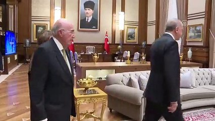 Cumhurbaşkanı Erdoğan, Meksika Büyükelçisi Hernandez ve eşi Mediha Hernandez Osmanoğlu'nu kabul etti - ANKARA