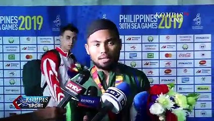 Di Atas Kursi Roda Evan Dimas Minta Maaf Usai Dikandaskan Vietnam di Final Sea Games 2019