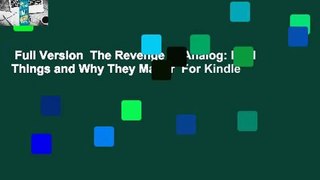 Full Version  The Revenge of Analog: Real Things and Why They Matter  For Kindle