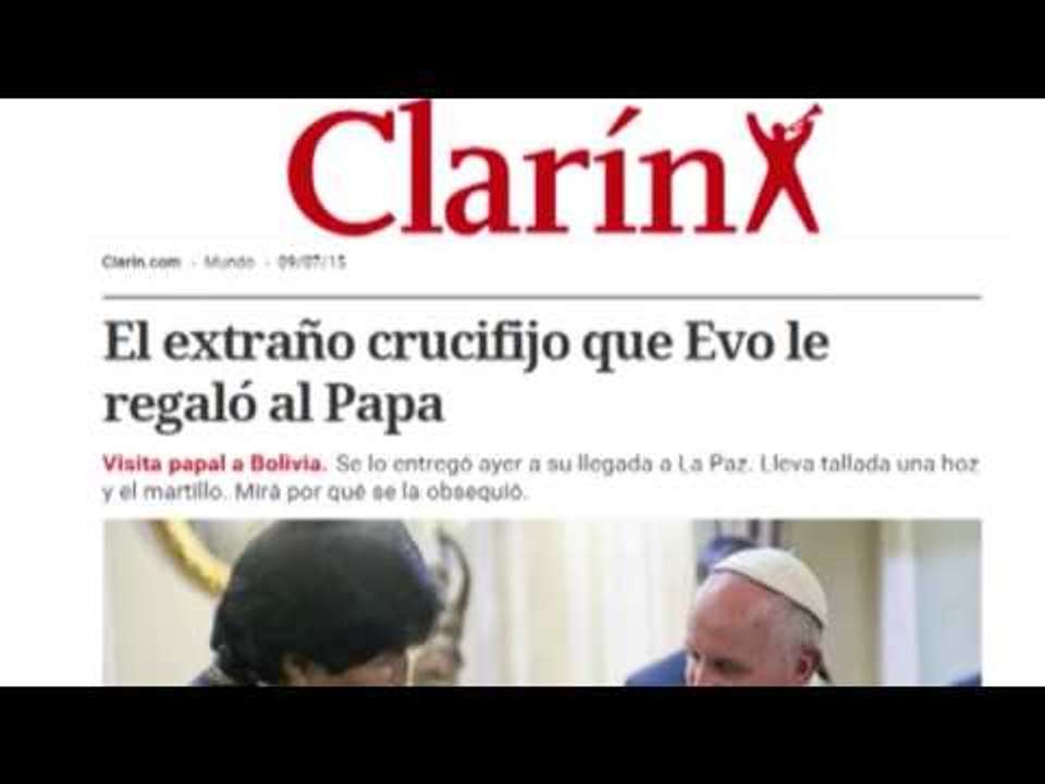 El "crucifijo comunista": ¿qué le dijo realmente Francisco a Evo Morales?