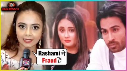 Devoleena Bhattacharjee CALLS Rashami Desai's Boyfriend Arhaan Khan A FRAUD | Bigg Boss 13