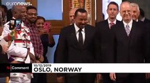 Etiyopa Başbakanı Abiy Ahmet Ali Nobel Barış Ödülü'nü Oslo'da düzenlenen törenle aldı