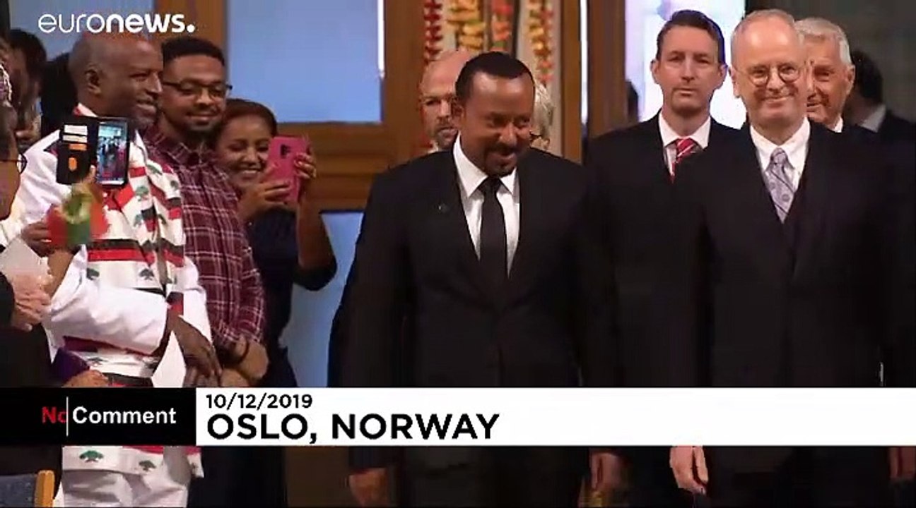 Etiyopa Başbakanı Abiy Ahmet Ali Nobel Barış Ödülü'nü Oslo'da düzenlenen törenle aldı