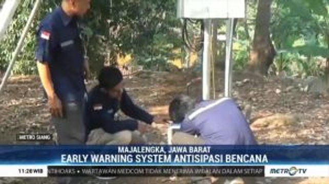 BPBD Majalengka Pasang Alat Pendeteksi Pergerakan Tanah