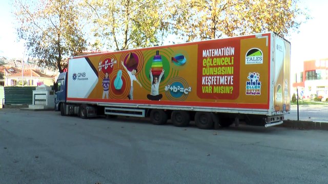 QNB Finansbank Tales Matematik Müzesi Tırı çocuklarla buluştu - SAKARYA