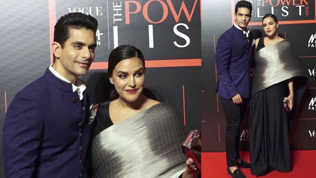 Neha Dhupia & Angad Bedi attend Vogue X Nykaa Fashion Power List 2019 | FilmiBeat