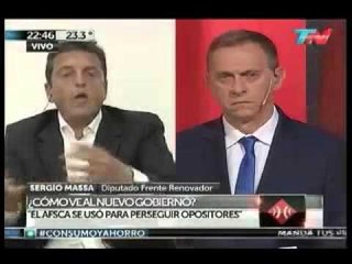 Massa apoya modificación en Ley de Medios