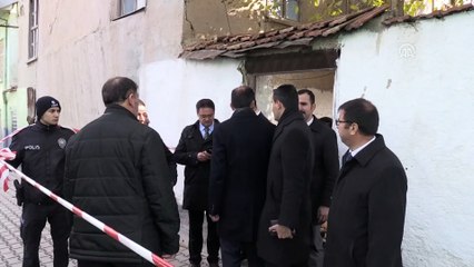 3 kişinin öldüğü kerpiç evin yakınındaki evlerin girişi mühürlendi - KONYA