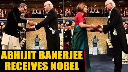 Download Video: Abhijit Banerjee receives Economics Nobel in Dhoti-Bandhgala | OneIndia News