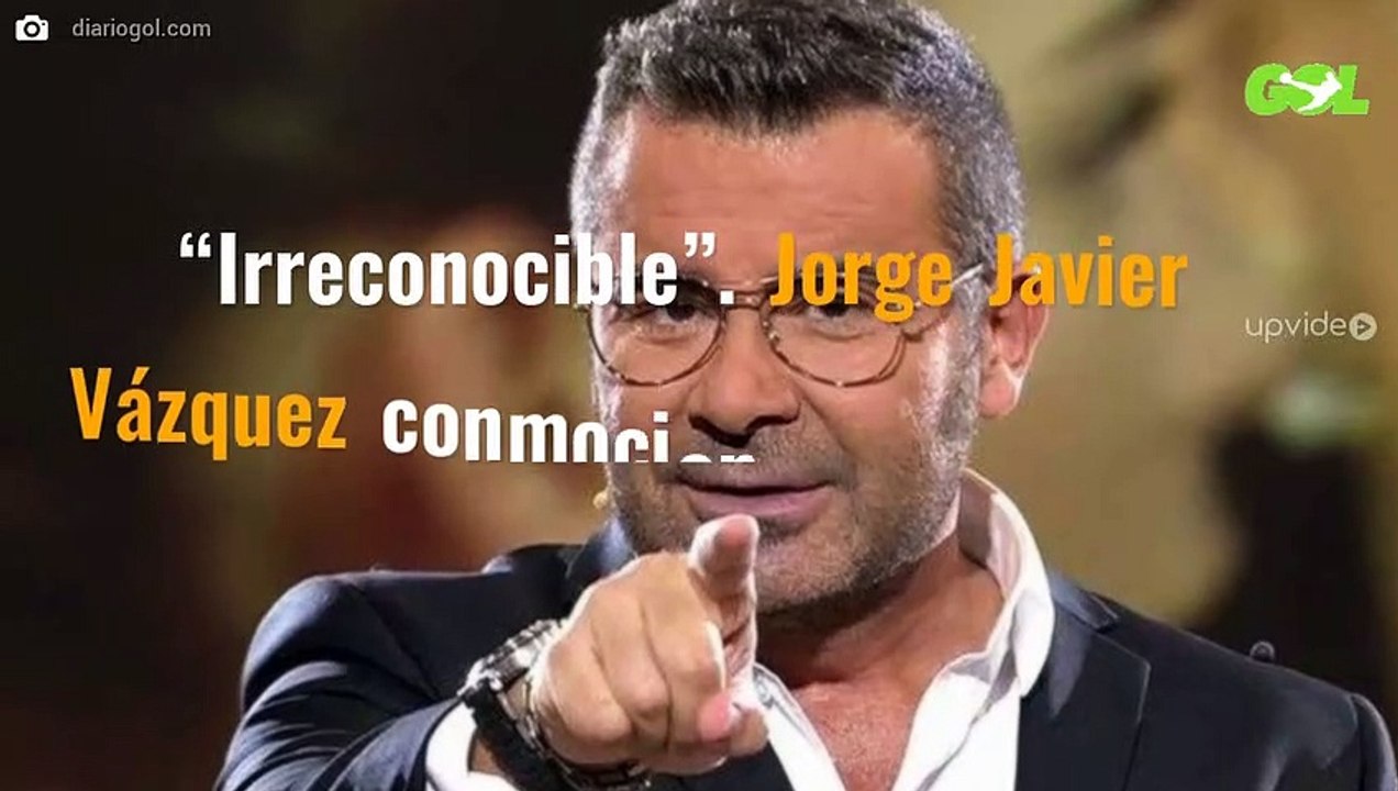 “Irreconocible”. Jorge Javier Vázquez conmociona a España con esta foto