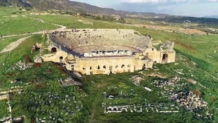 Pamukkale'ye ziyaretçi akını - DENİZLİ