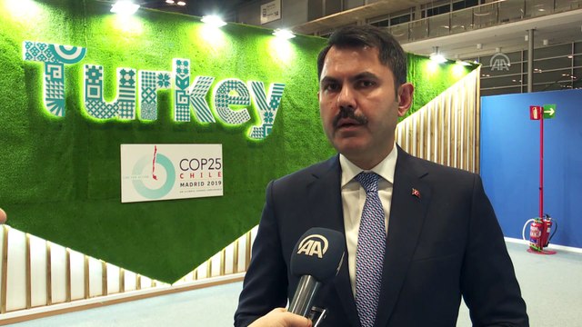 Çevre ve Şehircilik Bakanı Kurum: 'İklim değişikliği artık milli güvenlik meselesidir' - MADRİD