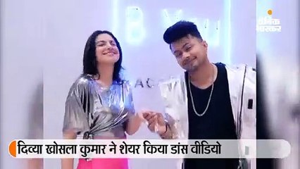 याद पिया की आने लगी गाने पर दिव्या का डांस