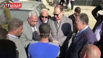 محافظ أسيوط يتفقد أعمال النظافة في ميدان أسماء الله الحسنى