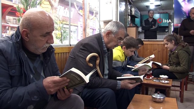 Siirt'te 7'den 70'e, çaycısından, kuyumcusuna herkes kitap okudu