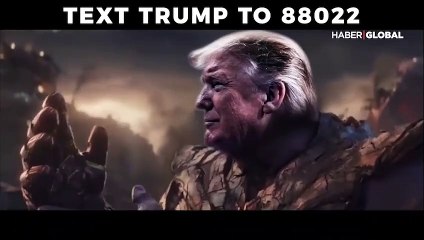 Trump'tan anlam verilemeyen 'Avengers'lı seçim kampanyası