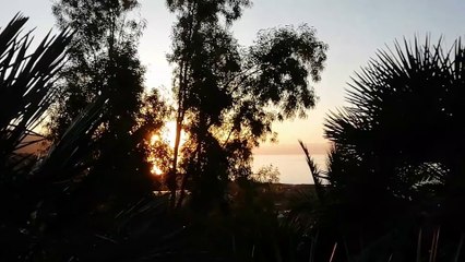 A sunset in Santo Stefano di Camastra